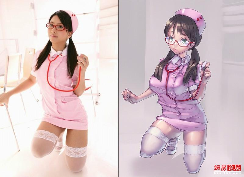 真人模仿漫畫COSPLAY，你覺得那個最像？(多圖)圖片16