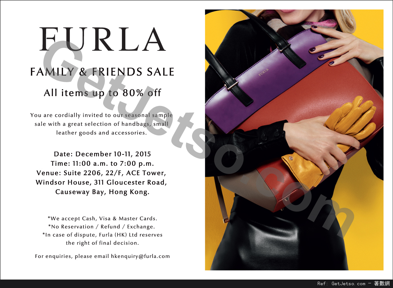 FURLA低至2折Family &Friends開倉優惠(至15年12月10-11日)圖片1