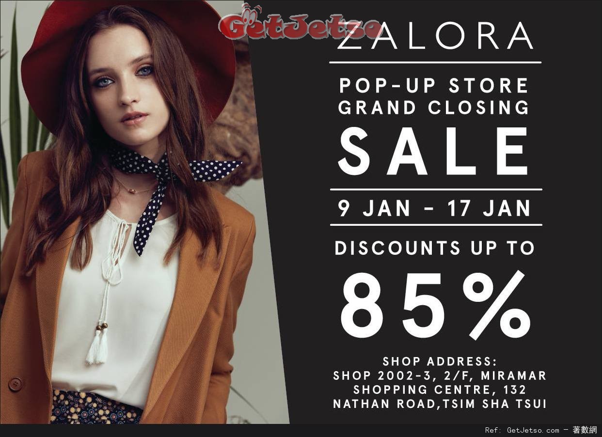 ZALORA Pop-up Store 低至15折優惠(至16年1月17日)圖片1