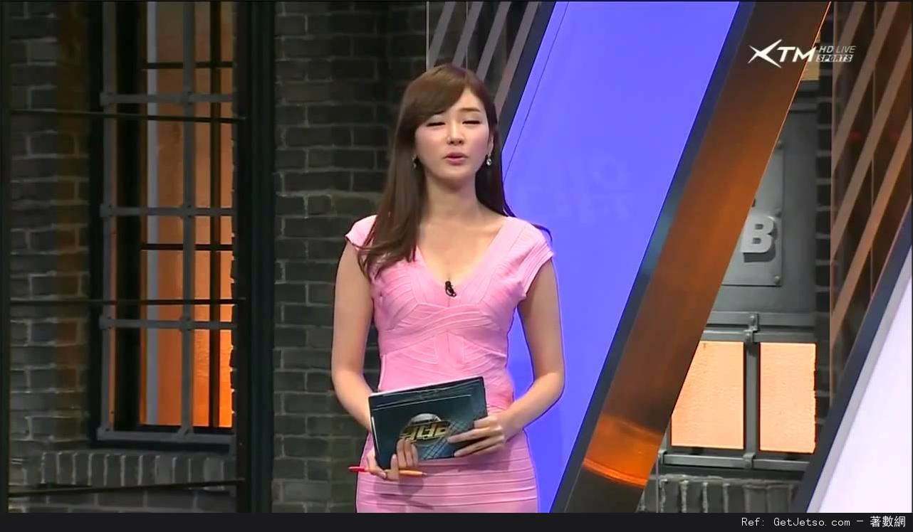 韓國KBS體育台女主播孔善英低胸照片圖片16