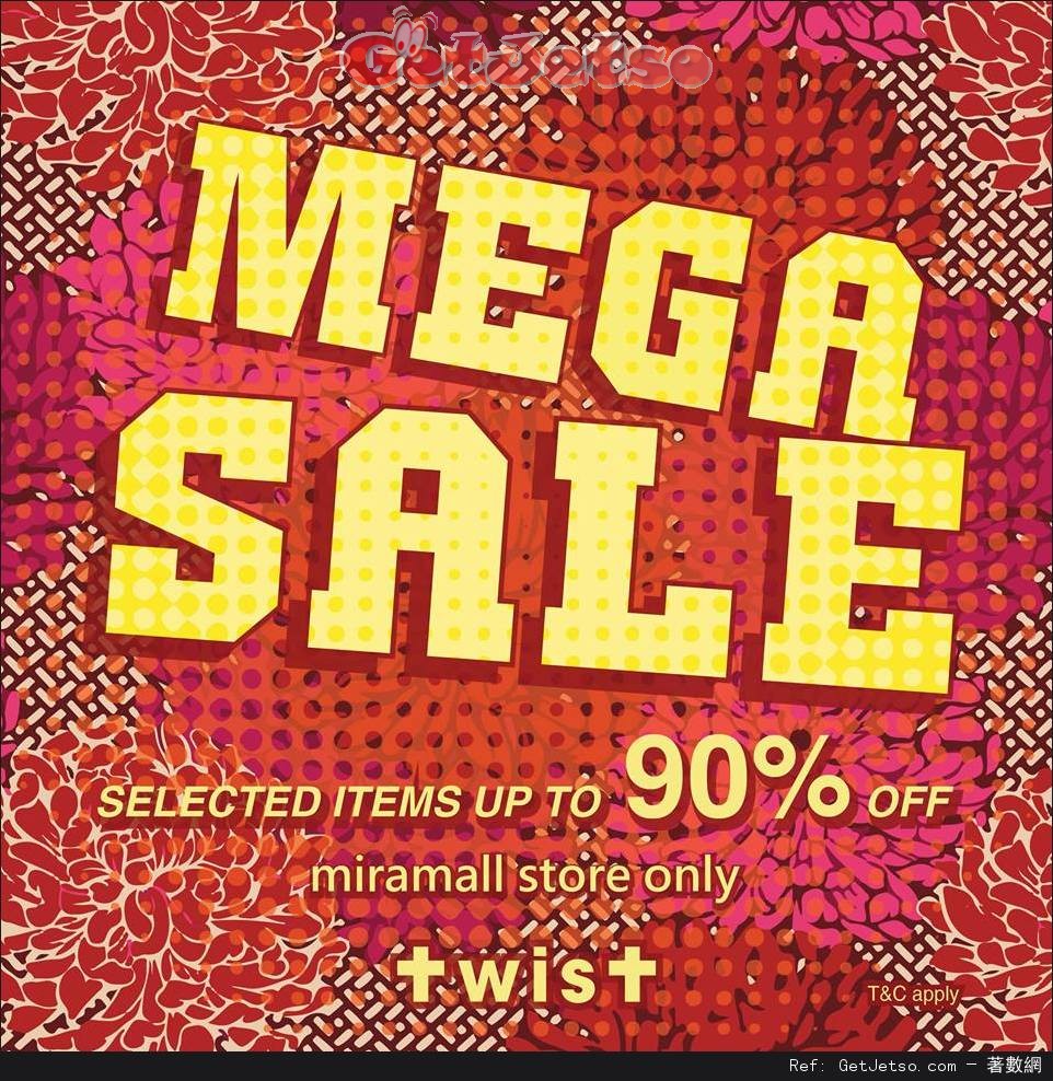 TWIST SS16 Sale 低至3折/美麗華店Mega Sale 低至1折優惠(至16年7月3日)圖片2