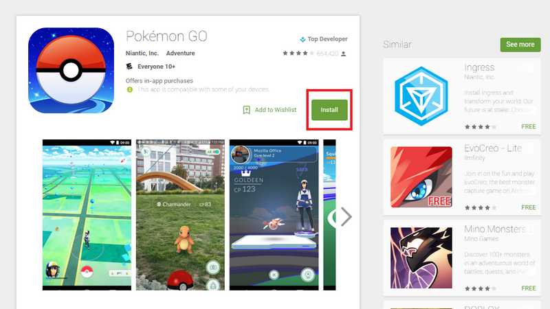 Pokémon GO 官方Android Play Store下載方法教學圖片3