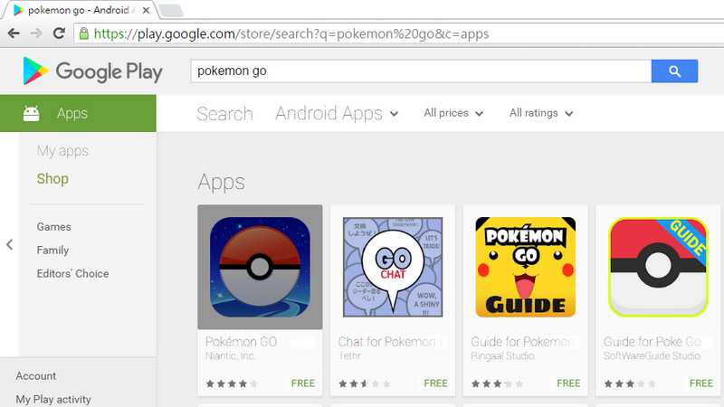 Pokémon GO 官方Android Play Store下載方法教學圖片4