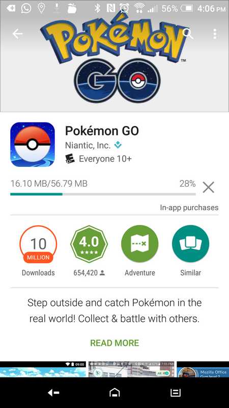 Pokémon GO 官方Android Play Store下載方法教學圖片1