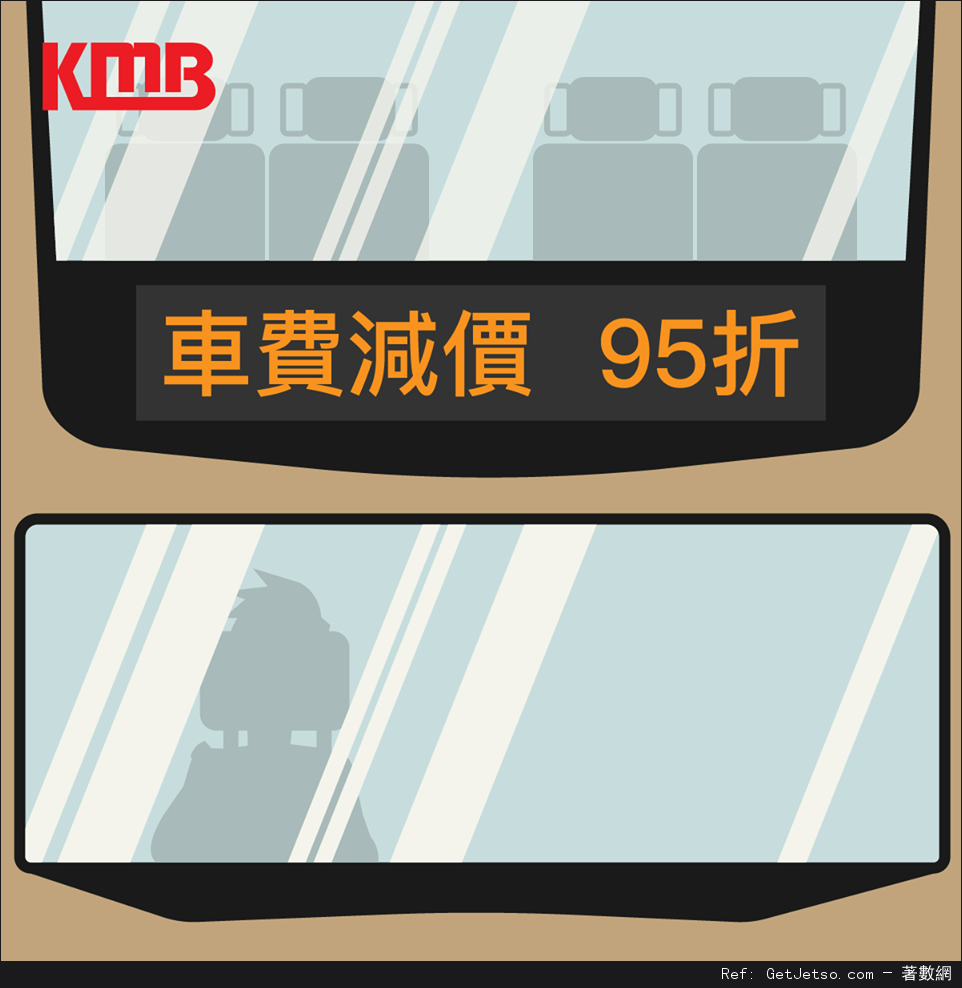 九巴所有獨營路線成人票價95折優惠(17年5月1日至6月30日)圖片1