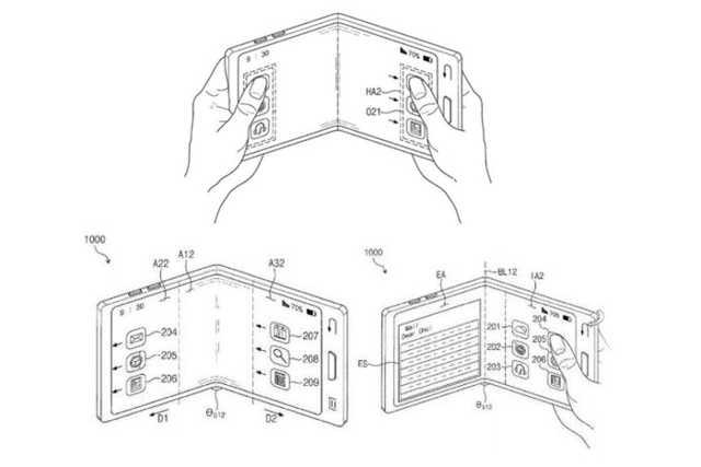 三星Galaxy X新專利曝光將會採用可摺疊螢幕圖片2