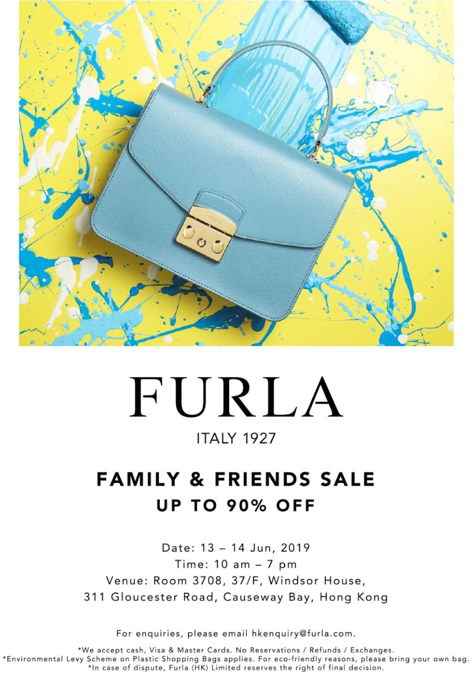 Furla 低至1折Family & Friends Sale 開倉優惠(19年6月13-14日)圖片1