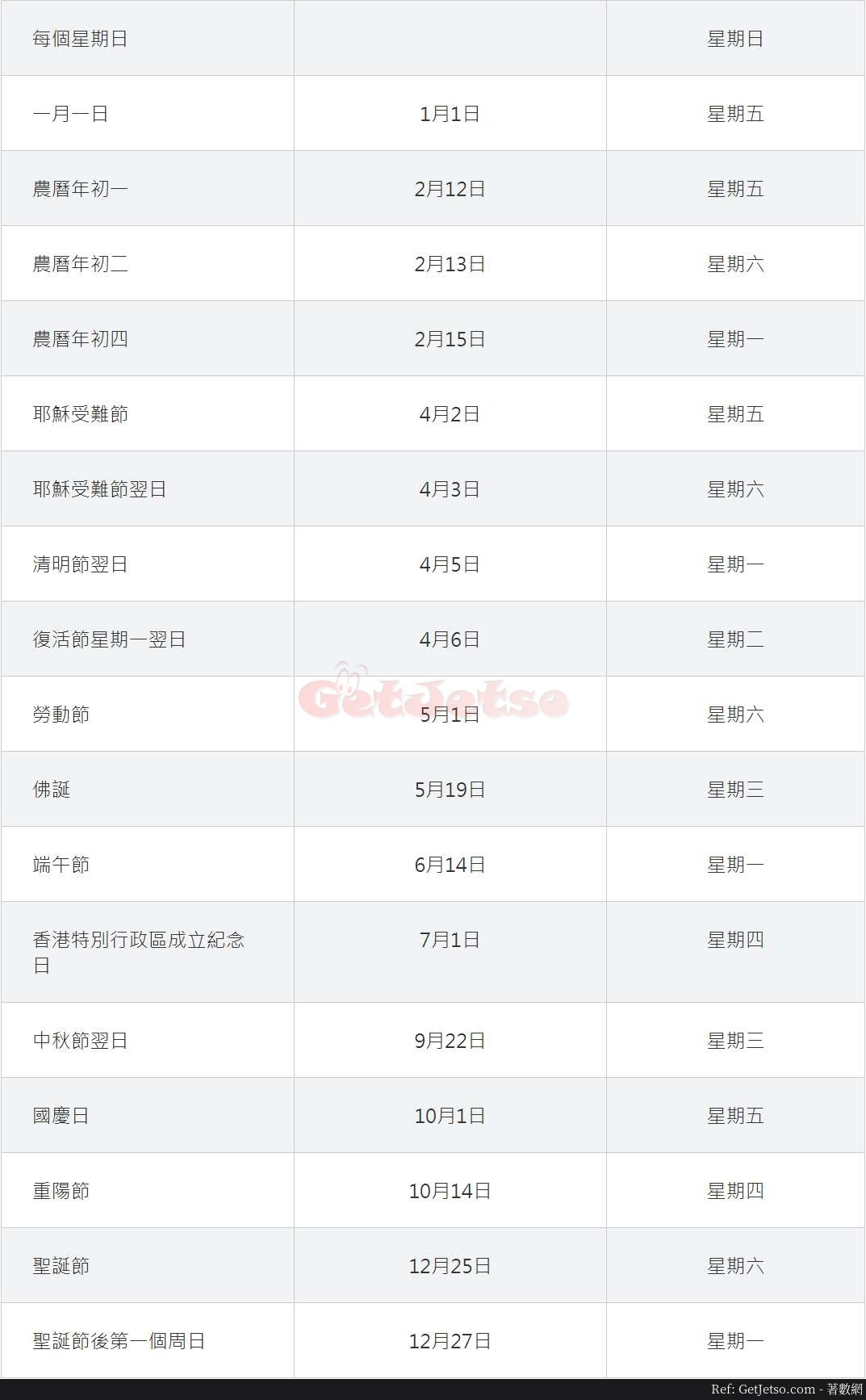 2021年香港公眾假期,復活節請3日連放10日長假圖片2