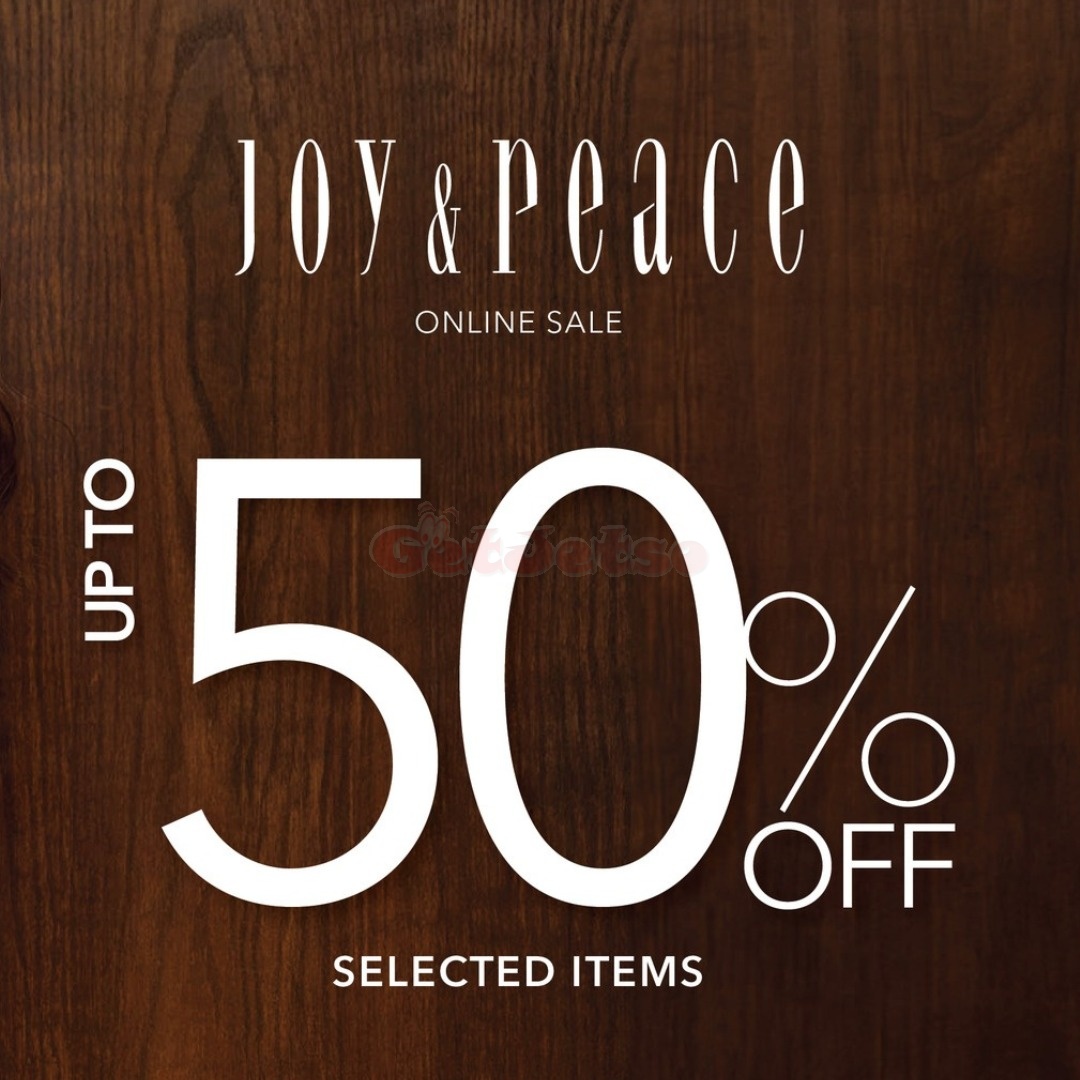 JOY & PEACE ：網店低至5折優惠(11月5日更新)圖片1