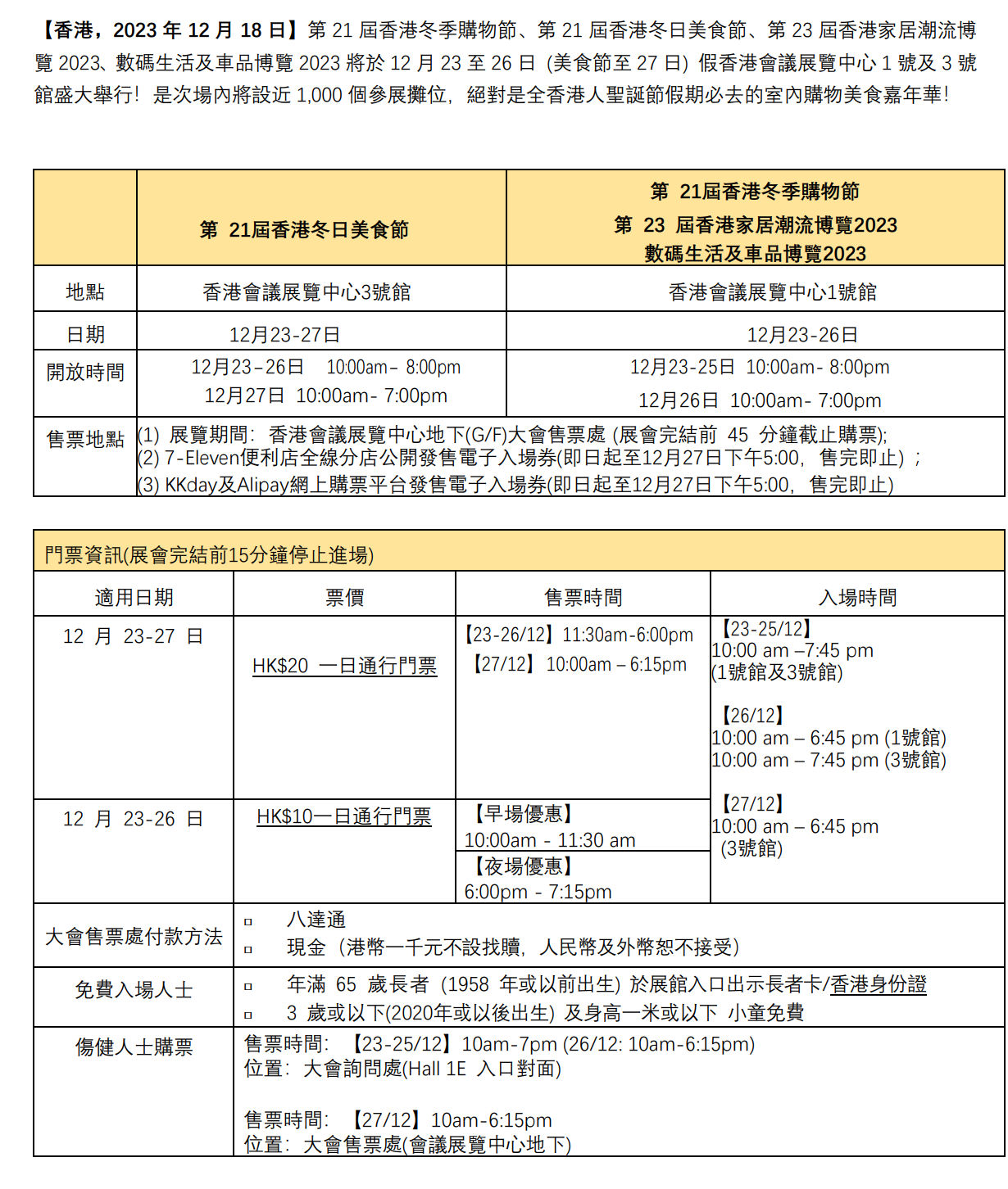 香港冬日美食節2023(至23年12月26日)圖片2